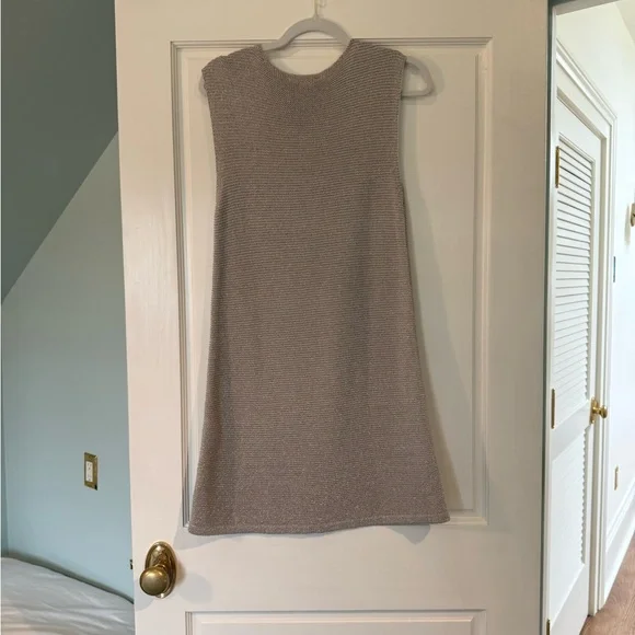 Zara Sleeveless Gray Dress - Picture 2 of 4